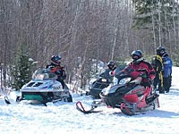 Snowmobile Rusk County